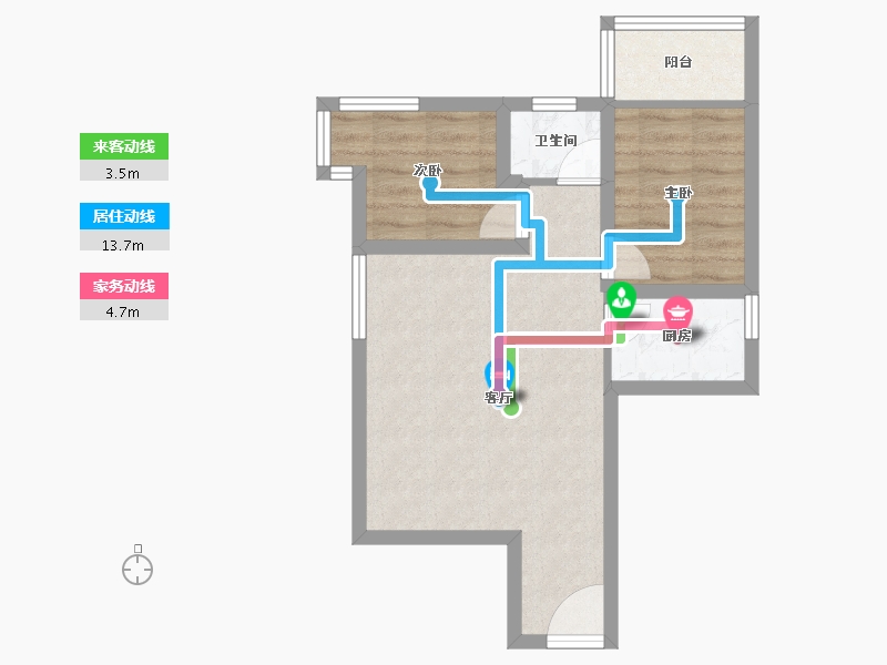 广东省-深圳市-碧桐湾-50.14-户型库-动静线