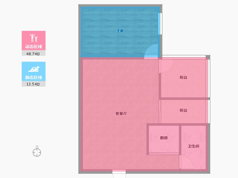 广东省-深圳市-碧桐湾-56.30-户型库-动静分区