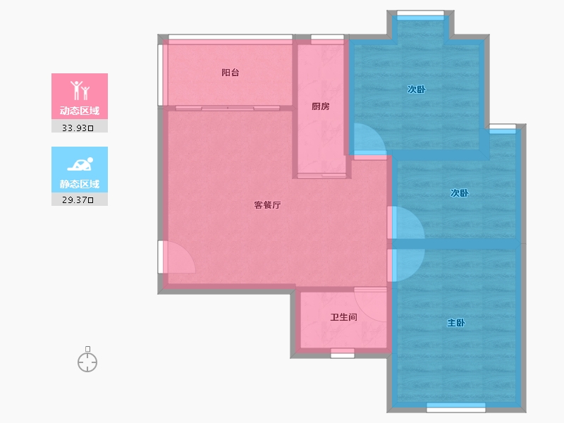 广东省-深圳市-理想家园-55.83-户型库-动静分区