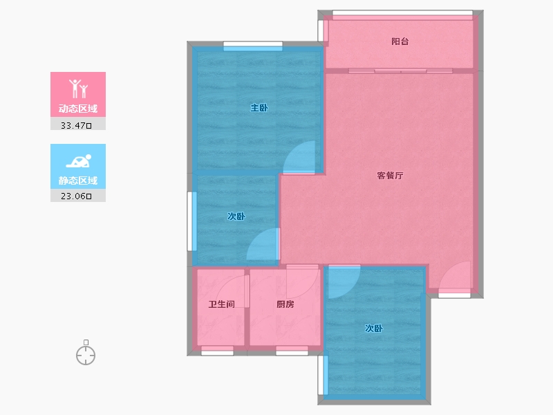 广东省-深圳市-乐华楼-51.03-户型库-动静分区