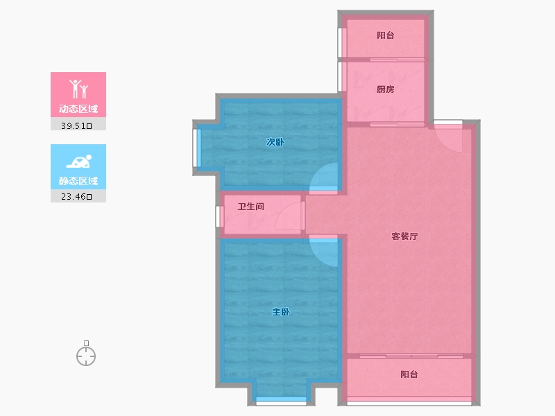 广东省-深圳市-理想家园-55.80-户型库-动静分区