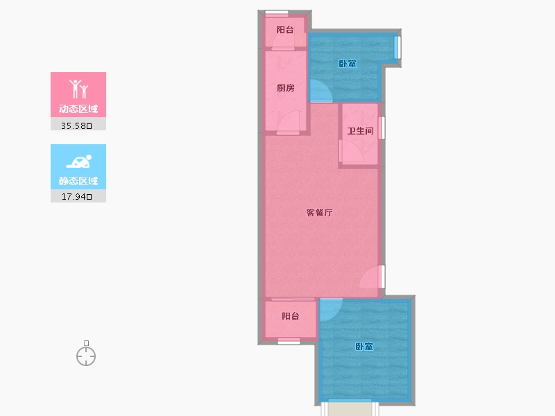 广东省-深圳市-理想家园-47.83-户型库-动静分区