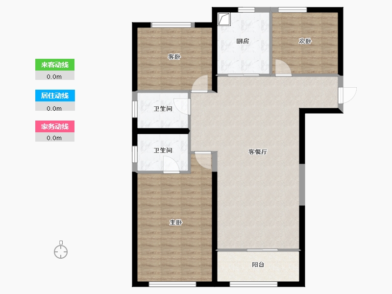 甘肃省-兰州市-中海铂悦府-101.60-户型库-动静线