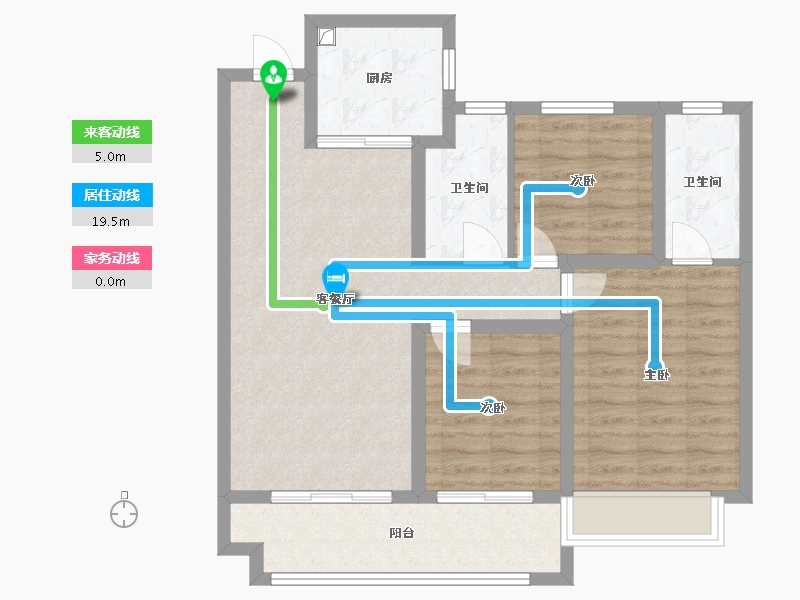 山东省-济宁市-保信联诚佳园-92.38-户型库-动静线