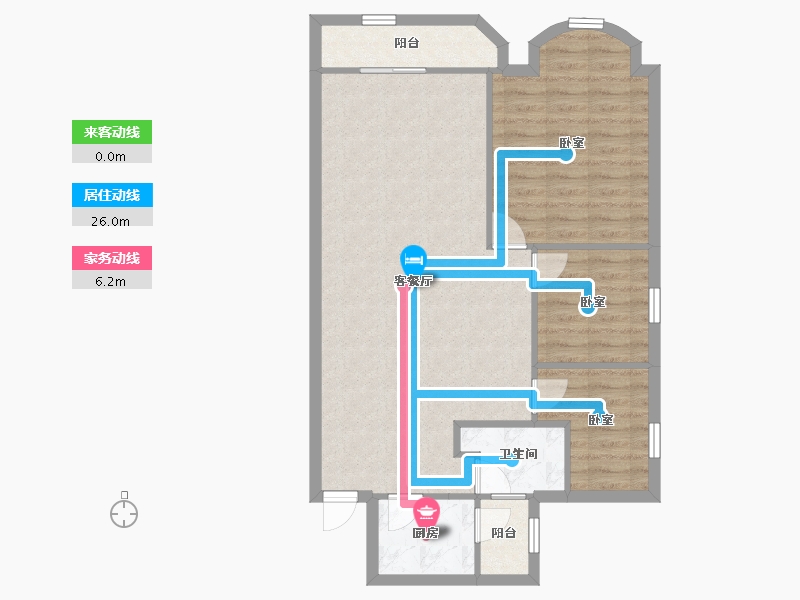 广东省-深圳市-宝龙苑-81.89-户型库-动静线