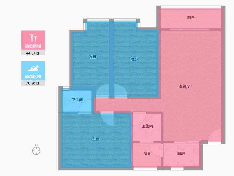 广东省-深圳市-理想家园-73.83-户型库-动静分区