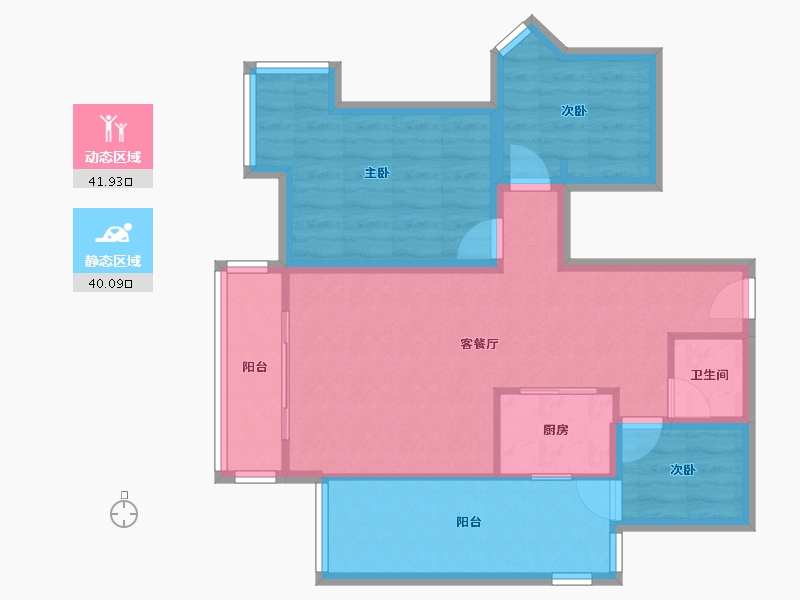 广东省-深圳市-碧桐湾-72.80-户型库-动静分区