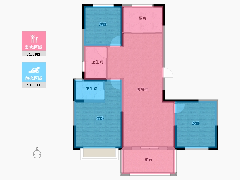 河南省-濮阳市-春天里学府-95.20-户型库-动静分区