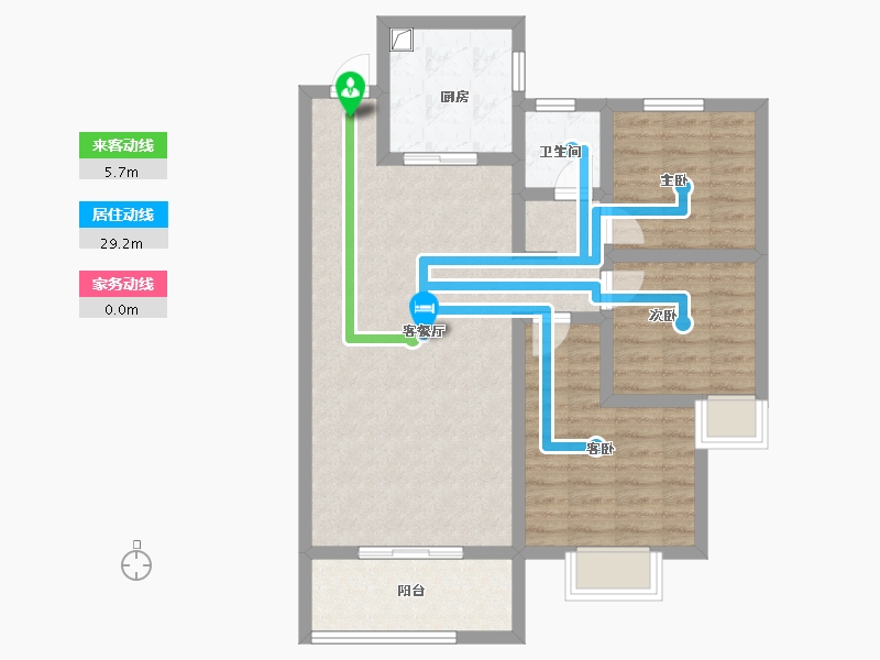 河南省-南阳市-新冉·天润一方-81.61-户型库-动静线