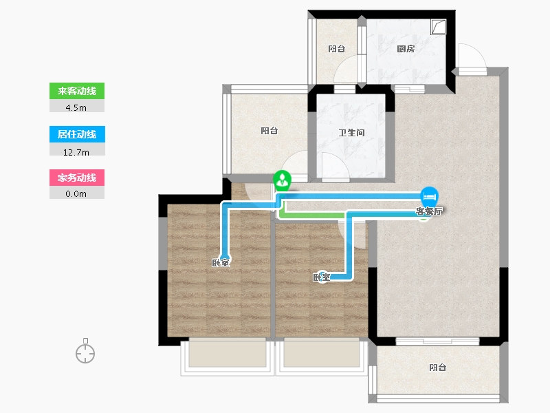 广东省-惠州市-茂基华亭-68.16-户型库-动静线