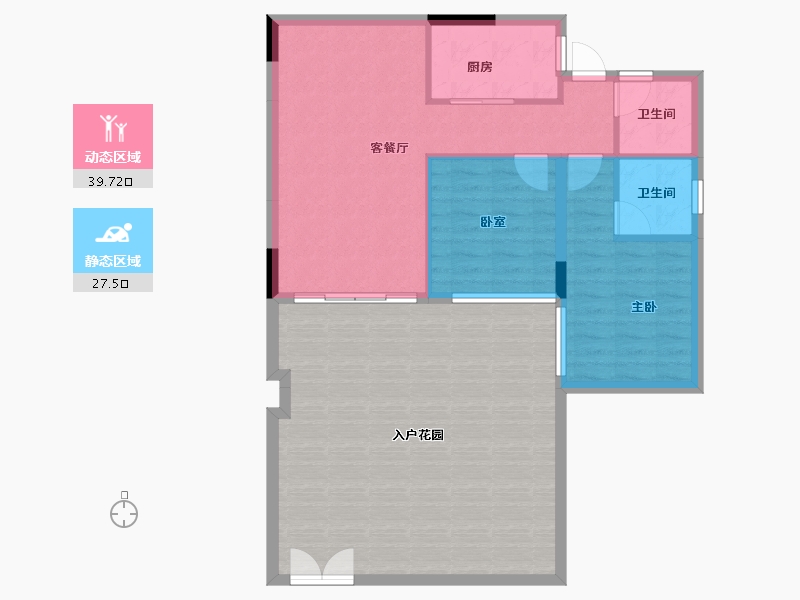 贵州省-毕节市-恒邦·百里春风-102.56-户型库-动静分区