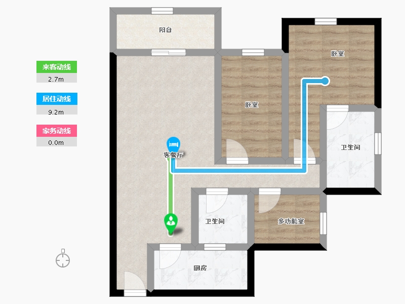 广东省-深圳市-桑泰龙樾-70.21-户型库-动静线