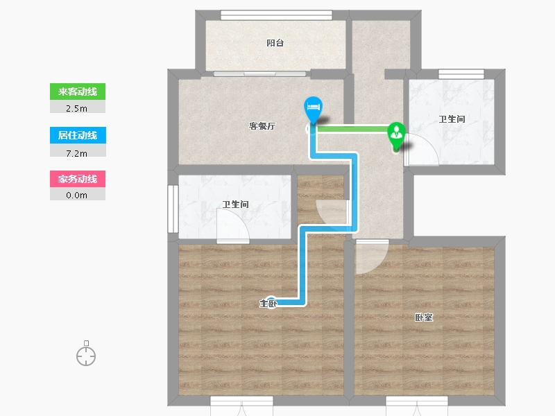 广西壮族自治区-桂林市-凤凰来栖-56.98-户型库-动静线