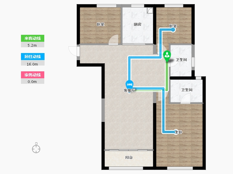 甘肃省-兰州市-中海铂悦府-100.00-户型库-动静线