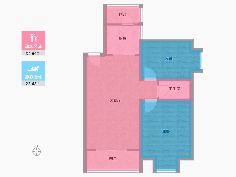 广东省-深圳市-理想家园-55.00-户型库-动静分区