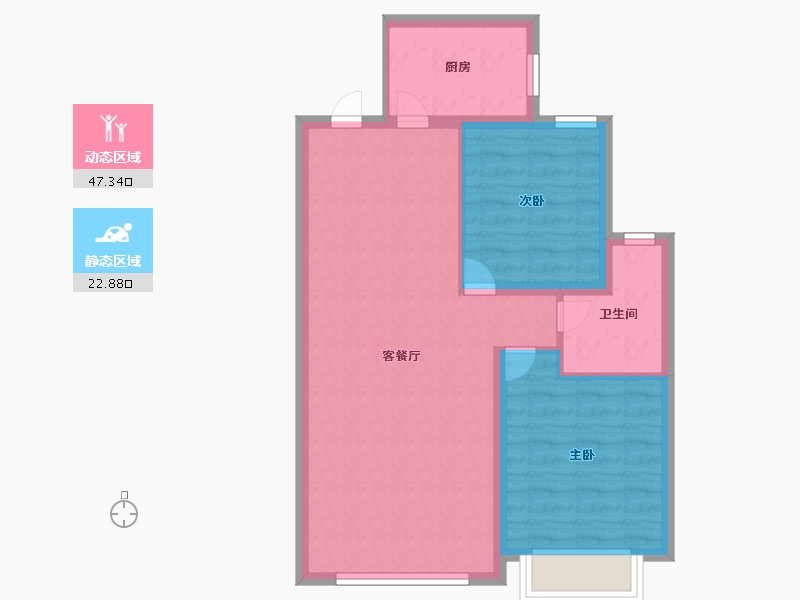 山西省-晋中市-福瑞新城-63.00-户型库-动静分区