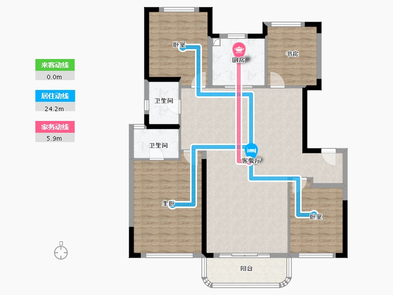 上海-上海市-虹盛里-122.40-户型库-动静线