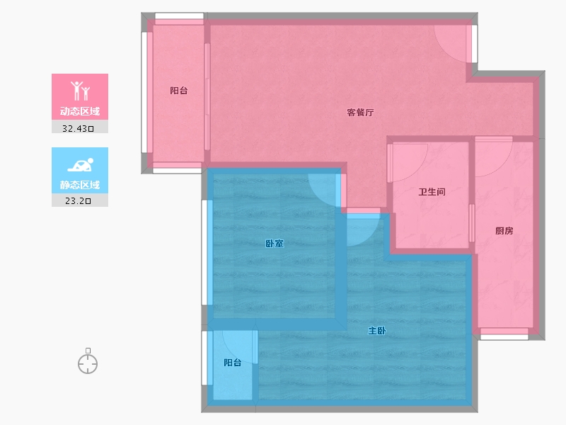 广东省-深圳市-桐林花园-48.33-户型库-动静分区