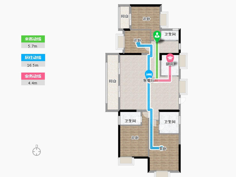 福建省-漳州市-建发西湖望月-138.00-户型库-动静线