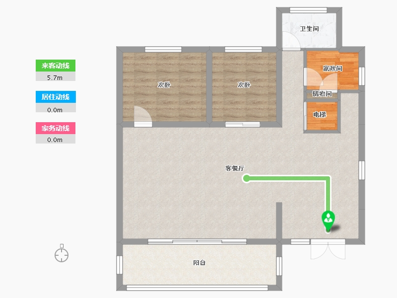 广西壮族自治区-桂林市-凤凰来栖-95.17-户型库-动静线