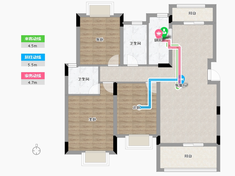 江西省-南昌市-春天里-96.01-户型库-动静线