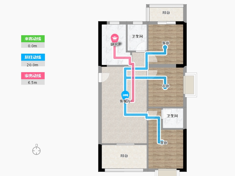 广西壮族自治区-桂林市-桂林山水湾-78.40-户型库-动静线