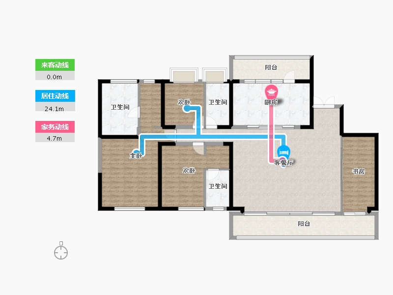 四川省-成都市-东安湖1号-172.49-户型库-动静线