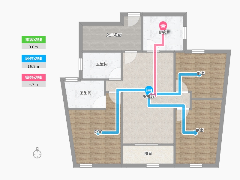 广东省-深圳市-幸福海-78.16-户型库-动静线