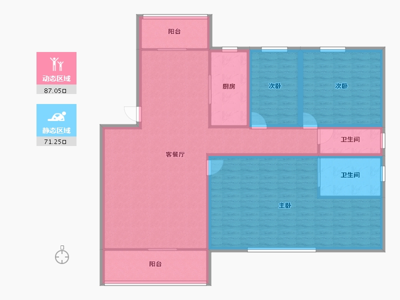 广东省-深圳市-合正锦园-143.91-户型库-动静分区