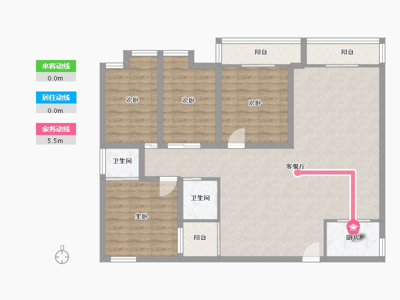 广东省-深圳市-理想家园-107.19-户型库-动静线