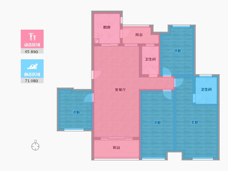 贵州省-黔南布依族苗族自治州-顺城御品-108.40-户型库-动静分区