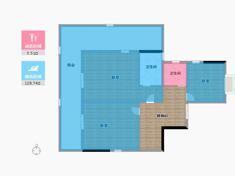 湖北省-孝感市-民邦·璞樾-141.11-户型库-动静分区