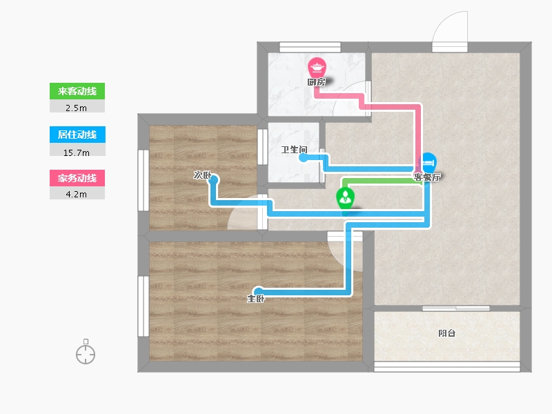 广东省-深圳市-鸿业苑-49.81-户型库-动静线