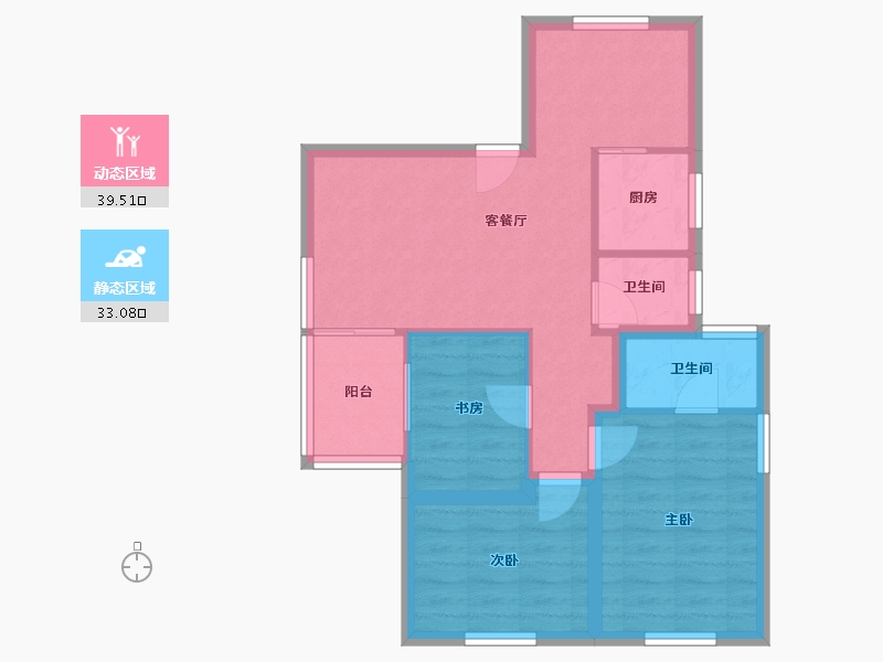 广东省-深圳市-东安花园-64.31-户型库-动静分区