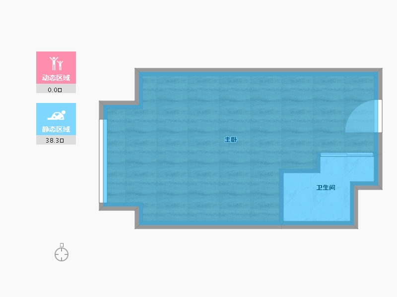 江苏省-无锡市-宝汇城潮寓V·HOUSE-35.00-户型库-动静分区