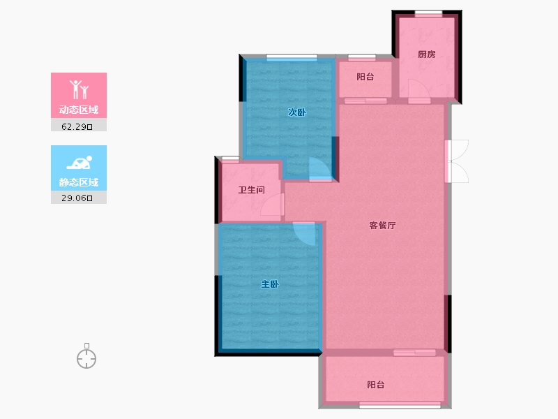 云南省-红河哈尼族彝族自治州-春秋印-82.07-户型库-动静分区