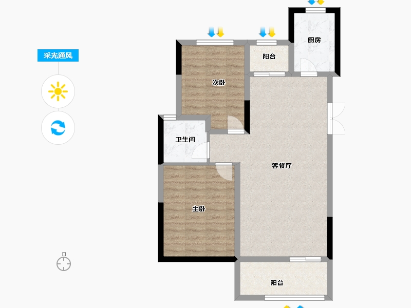 云南省-红河哈尼族彝族自治州-春秋印-82.07-户型库-采光通风