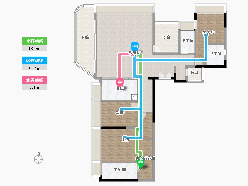 广东省-佛山市-城发·悦城峯境-147.78-户型库-动静线