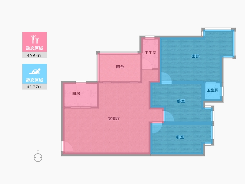 广东省-深圳市-理想家园-82.84-户型库-动静分区