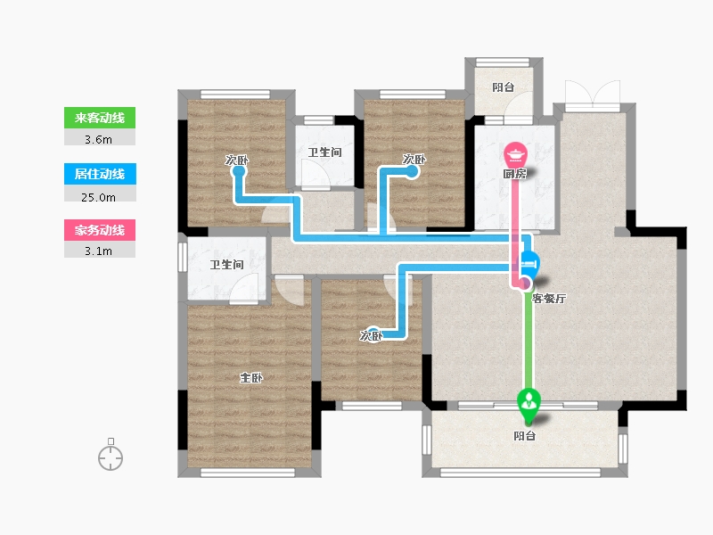 四川省-成都市-香投置地锦堂-109.91-户型库-动静线