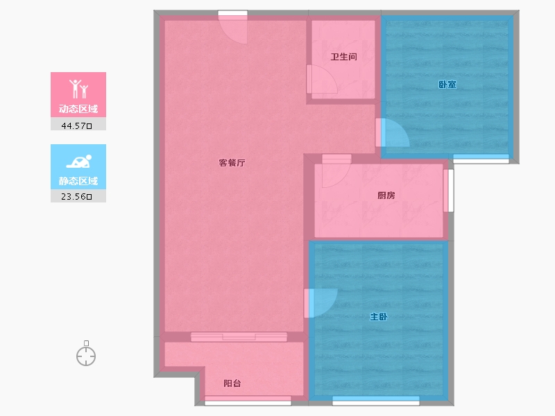 山东省-济南市-明湖之光-60.80-户型库-动静分区