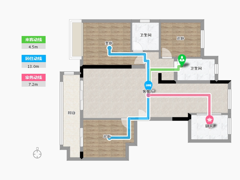 山东省-济南市-中粮祥云-97.00-户型库-动静线