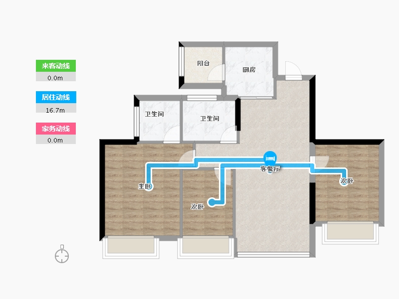 四川省-成都市-领峰-81.04-户型库-动静线