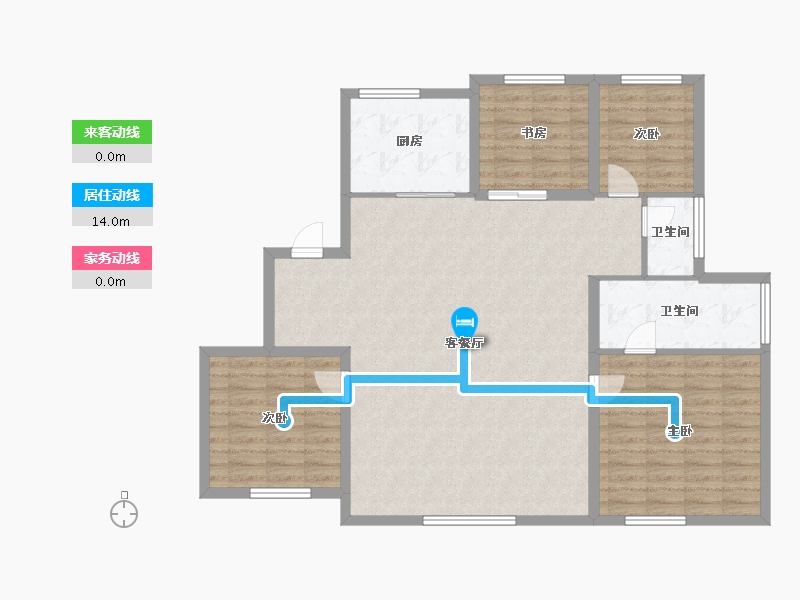 河北省-石家庄市-保利天珺-117.40-户型库-动静线