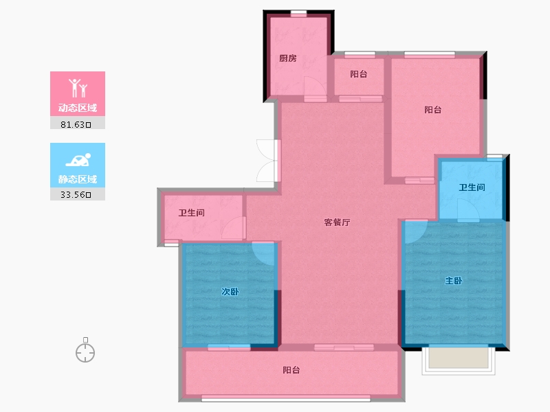 云南省-红河哈尼族彝族自治州-春秋印-103.50-户型库-动静分区