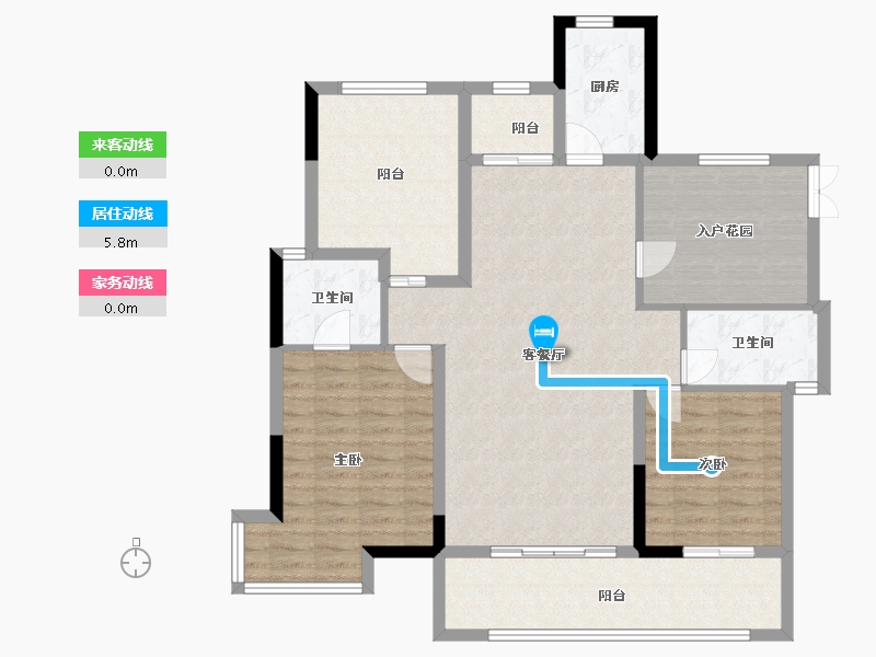 云南省-红河哈尼族彝族自治州-春秋印-108.97-户型库-动静线