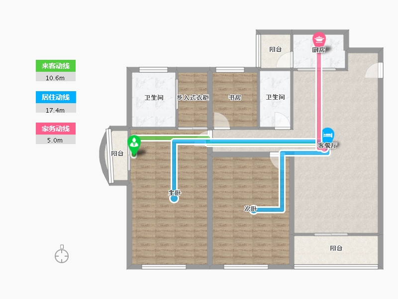 广东省-深圳市-鸿业苑-122.13-户型库-动静线