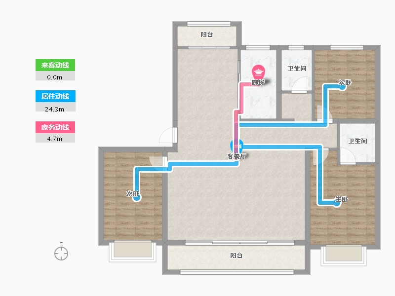 河北省-邯郸市-邱县龙庭华府-131.20-户型库-动静线