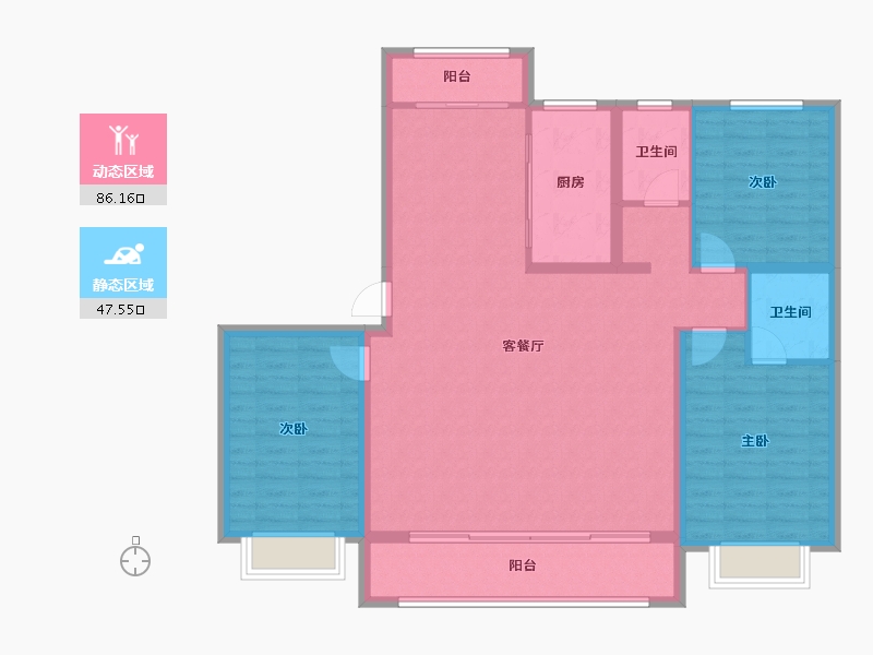 河北省-邯郸市-邱县龙庭华府-131.20-户型库-动静分区