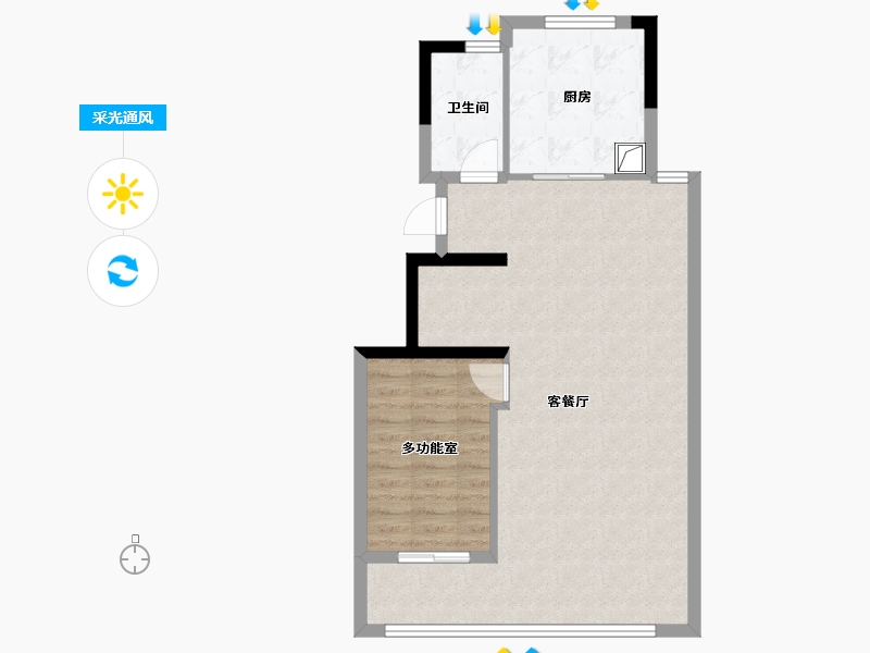 湖南省-长沙市-光大云启-140.00-户型库-采光通风